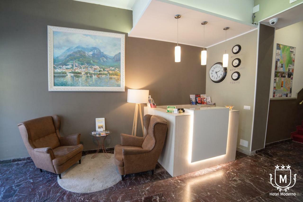 Hotel Moderno Lecco Bagian luar foto